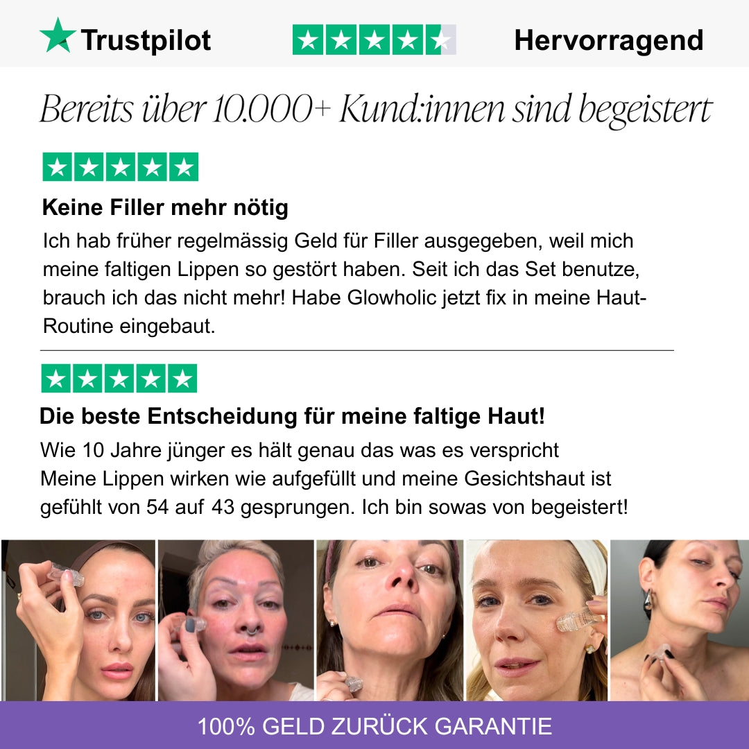Schweizer Anti-Falten Starter Set - Glowholic Micro-Needling-Infusion