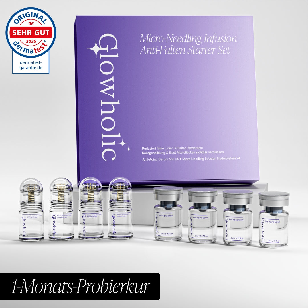 Schweizer Anti-Falten Starter Set - Glowholic Micro-Needling-Infusion